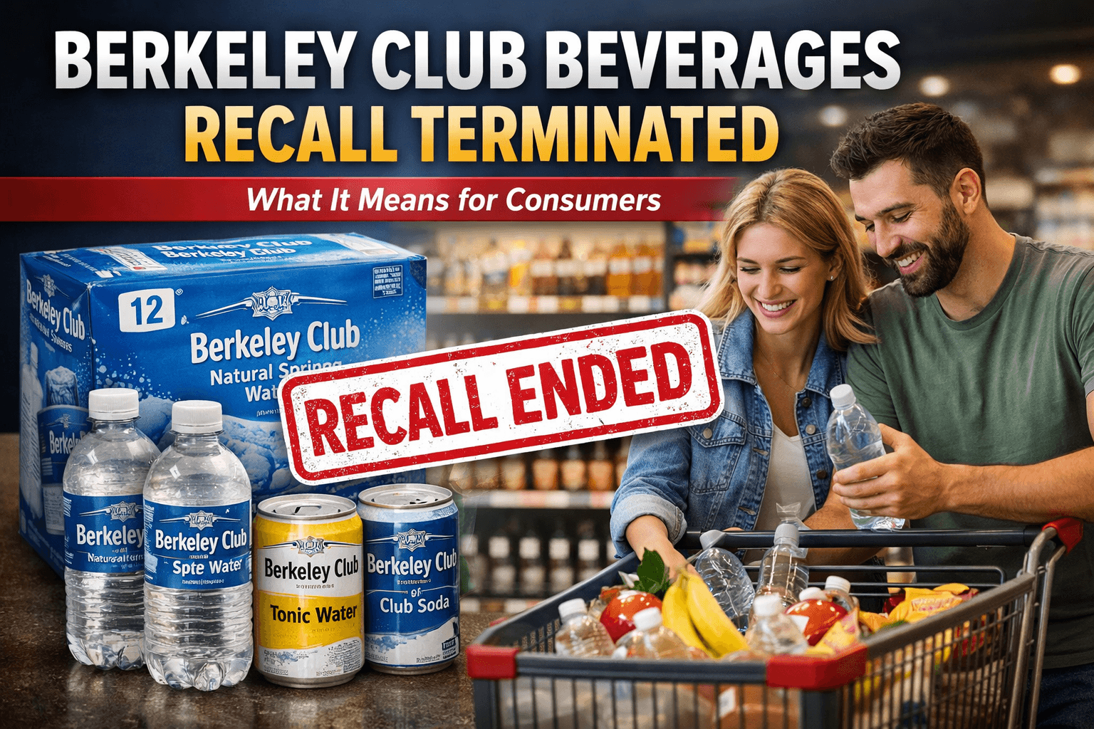 Berkeley Club Beverages Recall Terminated