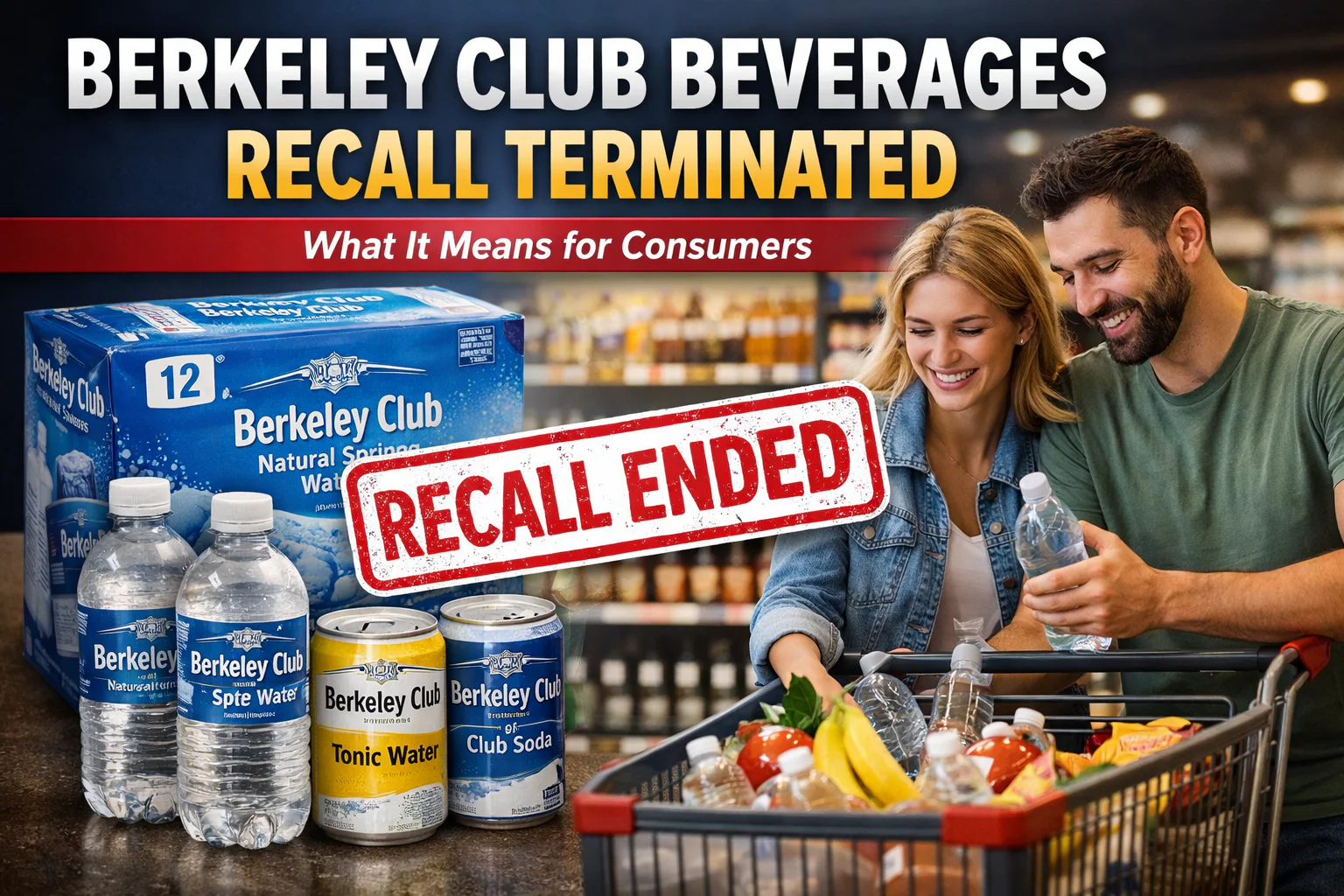 Berkeley Club Beverages Recall Terminated
