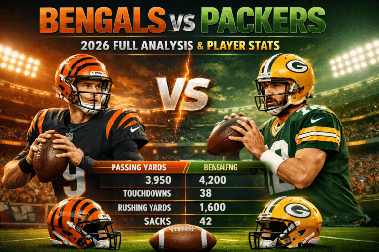 Bengals vs Green Bay Packers Match Player Stats