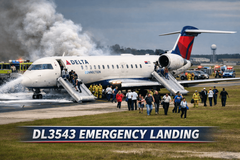 Delta Connection DL3543 Emergency Landing