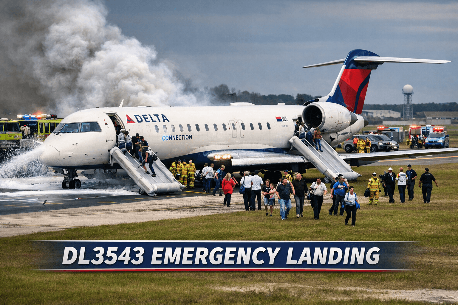 Delta Connection DL3543 Emergency Landing