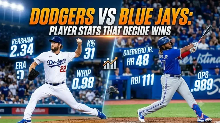 dodgers vs toronto blue jays match player stats