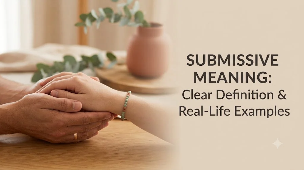 submissive meaning